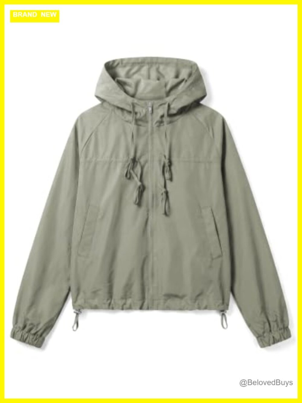 Women's Zip Hoodie Casual Cropped Jacket with Pockets Fall Coat